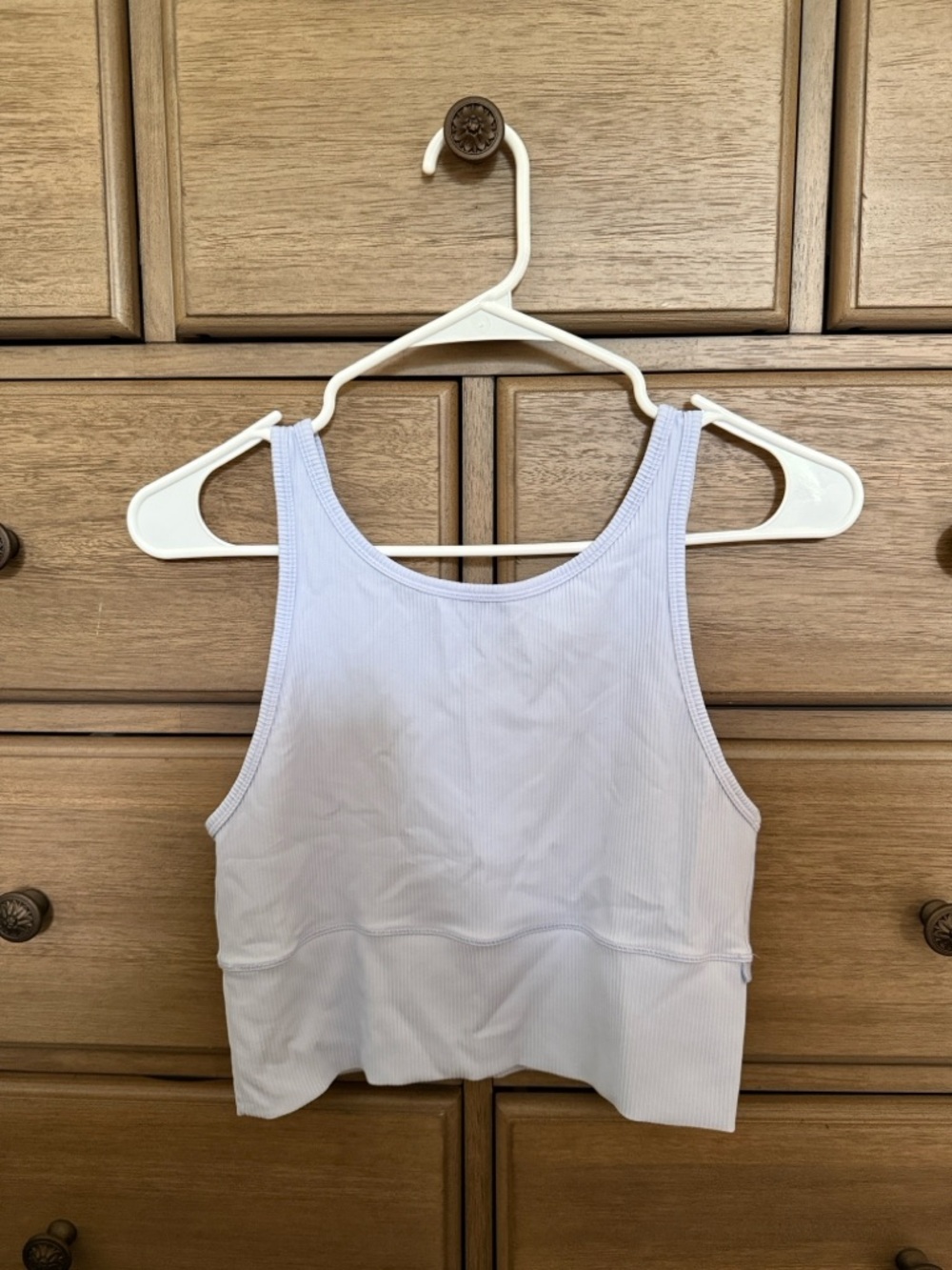 lululemon athletica Light Lavender Ribbed Tank Top